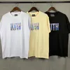 Broderi Kith T-shirt överdimensionerade män kvinnor York t-shirt högkvalitativ sommar toppar tees 220302 ADQ9
