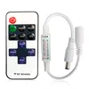 2st mini RF Wireless Remote Controller LED Dimmer Controller för enkelfärgsljus SMD505035285730563030145857604