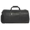 Duffel Bags Black Retro Outdoor Handbag Men's Travel Bag Business Crazy Horse Genuine Leather Shoulder Messenger LD7711