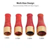 PIPITA Cigar Smoker Pipe Set for Short Cigar Mouthpiece Smoking Cigarette Cigar Pure Copper Resin Holder Nozzle 4 Sizes5676883