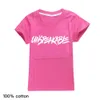 Teen Boys T-Shirts YouTuber Vlogger Toddler Küçük Kızlar Mektup Basılı Pamuk Tees Üstler Kısa Kollu3980938