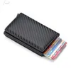 Hot Sale 2020 Smart Wallet Bussiness Card Holder Hasp Rfid Blocking Wallet Aluminum Metal Credit Mini Card Wallet Dropshipping Man Women