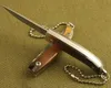 Specialerbjudande 4,5 tums Damaskus Pocket Folding Kniv VG10 Damaskus Stålblad Cow Hornhandtag EDC Keychain Knives
