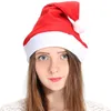 Sombrero rojo de Papá Noel, sombreros de felpa Ultra suaves para Cosplay de Navidad, decoración navideña, sombreros de fiesta de Navidad para adultos, buena calidad