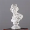 Ritratti di testa di Apollo Busto Gesso Mitologia greca Statua di Adelos Decorazione domestica Resina ArtCraft Pratica di schizzo 31 cm L1596 T200331