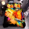 Lovinsunshine 3D Wolf Bedding Set King Size Dog Cat Tryck på täcke Set Queen Comporter Bed Cover Set VC01# C1018269Z