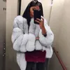 Femmes fausse fourrure manteau hiver luxe haute qualité épais pardessus chaud grande taille en peluche fourrure femme veste vêtements d'extérieur 5XL