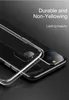 För iPhone 15 Pro Max 14 13 12 11 Plus Mini Hållbar transparent mjuk silikon TPU-mobiltelefonfodral Back Cover Icke-guling