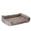 Cama de cachorro Cama impermeável para cães laváveis ​​S-3xl Cama de animais de estimação Caso aconchegante Casa de camurça macia Cestas de cão de cães Filhote de cachorro do canil 201222