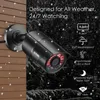 ZOSI H.265 PoE ip camera 5MP HD Outdoor Waterproof Infrared 30m Night Vision Security Video Surveillance CCTV Camera