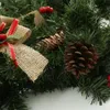 1.8M Christmas Decor Rattan Artificial Flower Tree Ornament Outdoor Garland Wreath Pendant Xmas Party Supplies Door Stairs Decor