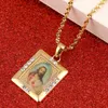 Women Men Cross Jesus Necklace Jewelry Trendy Gold Color Pendant For Vintage New Statement Holiday Accessories