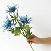 Dekoratif Çiçekler Çelenkler Bitkiler Ev Dekor Yapay Eryngium Thistles Demet Simülasyon Plastik Sahte Düğün Dekorları Parti Kulübü Ev De