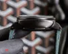 Мужские повседневные часы Полностью автоматический механический кожаный ремешок с оригинальной пряжкой с пряжкой изогнутыми покрытием 44 мм * 16 мм