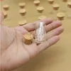 100pcs/lot Glass Bottle 22*40mm Test Tube Cork Stopper Mini Spice Bottles Container Small DIY Jars Vials Tiny glasshigh qualtity