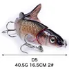 16.5cm 40.5g 4 segments appâts artificiels leurre de pêche leurres appâts durs accessoire de pêche