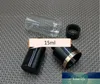 15 ml bouteilles de lotion rechargeables au vide noir comme outils de maquillage de la bouteille de pompe sans air SN910