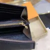 Luxury 3A high-end classic letter pattern wallet with frame ladies leather rectangular flip wallet clutch whole 02281M