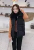 여성 겨울 다운 조끼 캐주얼 순수한 3 색 포켓 호흡기 조끼 코트 2020FW 겉옷 여성 의류 가을
