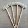 Mini Drewniane Hammer Balls Foller Wymiana Drewniane Malki Biżuteria DIY Crafts