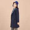 Metersbonwe Women woolen coat outerwear winter Daily commute Handsome Lady Coat fashion Warm Casual 201102