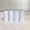 Sublimation Tumbler 15oz Tall Slim Straight Tumblers White Blank Vacuum Insulated Water Cup For Heat Transfer