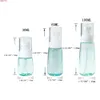 6PC Blu Bottiglie Spray Vuote 30ml/60ml/100ml Mini Contenitore Riutilizzabile di Plastica Contenitori Cosmetici Bottiglie Liquide alta qualità