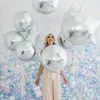 191pcs 4D Round Foil Balloon Garland Arch Blue White Latex Balloons Birthday Wedding Decoration Party Supplies Pump Inflator T20017119139