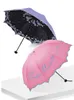 Quality Folding Umbrella For Women Brand Travel Anti-UV Windproof Rain Flower Modish Female Sun Girl Parasol Pocket Umbrellas 201111