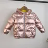 Infantile Garçons Filles Vers Le Bas Coton Imperméable Épaissir Vêtements D'hiver À Capuche Manteau Snowsuit Toddler Enfants Zipper Veste Manteau LJ201126