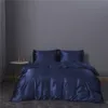 Elastic Silk Duvet Cover och Pillowcases Sängkläder 3 st Set Twin Queen King Teenager Quilt Cover Set 2021 Europe America Hot