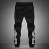 LBL Pantalones a rayas Hombres Jogger Casual Mens Sweetpants Ropa deportiva Pantalones largos Nuevo Pantalón recto Hombre Fitness Ropa Dropshipping 201113