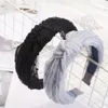 Yeni Moda Kadın Hairband Yumuşak Dantel Taze Kafa Orta Merkezi Turban Yetişkin Şapkalar Saç Aksesuarları