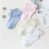 Bambini calzini corti in cotone pizzo pizzo pizzo principessa maglia calzino per neonati neonate ragazzi bambini bambini rosa rosa blu bambina calzini 20211229 H1