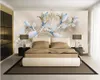 Beibehang personnalisée fond d'écran HD Magnolia Swan décoration murale fond Bijoux TV salon chambre peintures murales 3d