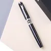 Alta qualità 0,5 mm nero di lusso in metallo penna a sfera regali aziendali penna a sfera scrittura materiale scolastico per ufficio cancelleria 03723 201111