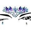 ダイヤモンドステッカーボヘミアスタイルのキラキラクリスタルタトゥーステッカーのための女性の顔の額の額縁のウェディングパーティーの装飾ツール