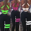 2 peças Set Mulheres Leggings Gym Roupas Yoga Set Sports Bra Workout Roupas para Mulheres Fitness Roupas Sportswear Jump Weight Y1225