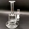 Hookahs Mini Recycler Oil Rigs Glass Bong Water Smoking Pipes 14mm Joint Size 5.5 Inches Tall