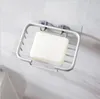 Soap Dishes No punching box net sucker wall mounted drain toilet space aluminum boxes frame creative household