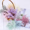 10 adet Mini Yapay Alaşım Yaprak Çiçek Bitki Düğün Ev Çelenk Dekorasyon Için DIY Scrapbooking Craft Noel Aksesuarları Y201020