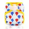 10pcs Happyflute NewbornDiaperCover, Tiny Diaper Cover, snap ou hookloop cloth diaper Cover Colorful Binding 201117