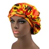 Camouflage Satin Night Hat Berretto elastico Donna Lady Copricapo Cappucci per dormire Bonnet Cura dei capelli Accessori moda