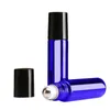 Cobalt Blue 10 Ml Glass Roll-On Bottles With Stainless Steel Roller Ball Perfume Essential Oil Massage Thick Glass Container Portable Travel