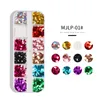 12 Grid Spiegel Sparkly Butterfly Nail Pailletten Gemengde Kleuren Nail Holrographics Glitter 3D Flakes Suites Spangle Art Accessoires