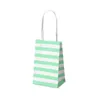 Stripe Bow Kraft Paper Handbag Mini Gifts Packing Bags Candies Snack Wrap Handbags New Arrival Fashion 0 74hb F2