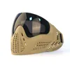 Utomhus paintball skjuter ansiktsskyddsutrustning Tactical Mask No03-333