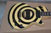 Nowy GLP Zakk Wylde Guitar Yellow Black Circle 6 Strings Electric Guitar Factory 279432177