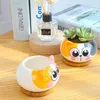 6Pce Set Cartoon Animals Flower Pot for Succulents Fleshy Plants Flowerpot Ceramic Small Mini Home Garden Office Decoration6384162