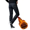 Jeans pour hommes plus épaississement de velours automne et hiver nouvelle mode décontractée plus jeans de taille de haute qualité 201117